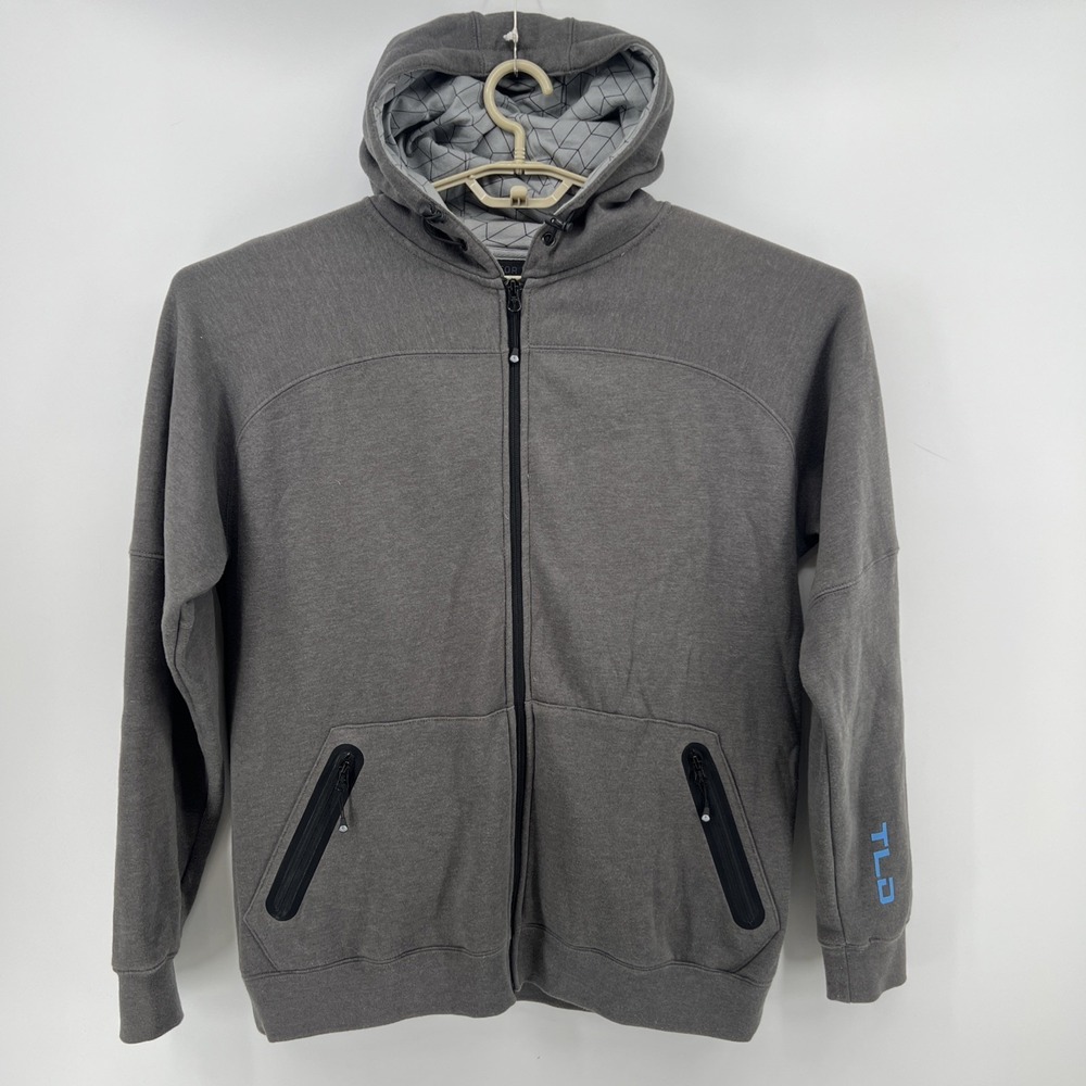 Troy Lee Designs TLD Race Team Men's Medium Gray Full Zip Hoodie Motorcross